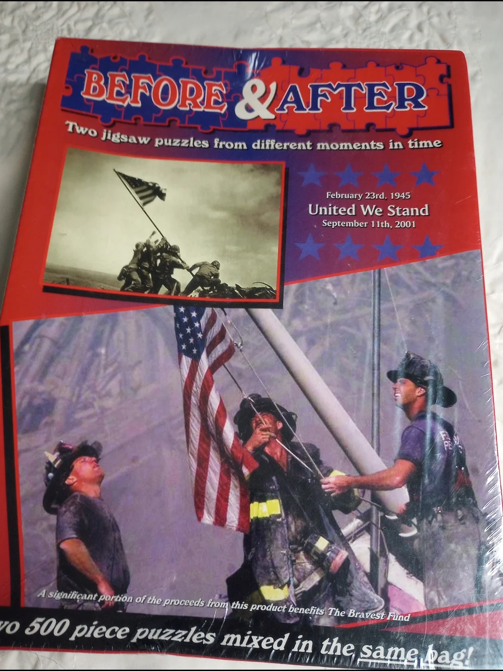 Before & After United We Stand Patriotic Jigsaw Puzzle Set